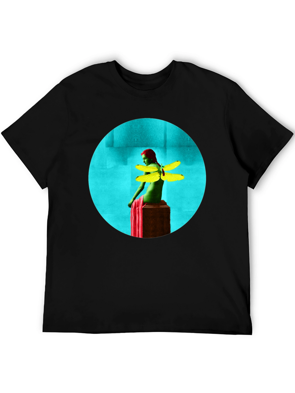 Artistic Graphic Tee - Dragonfly Woman