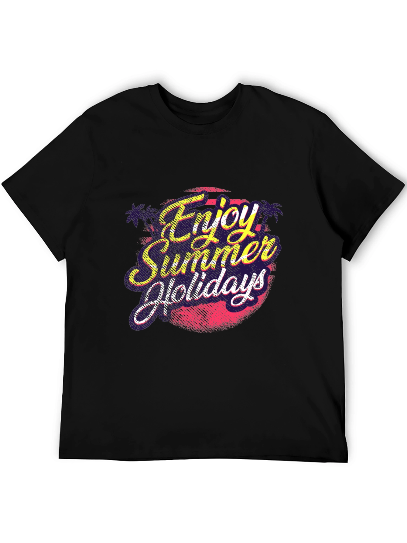 Enjoy Summer Holidays Graphic T-Shirt