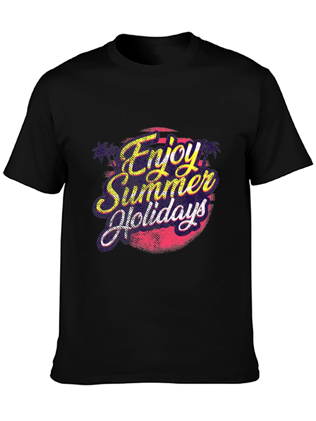 Enjoy Summer Holidays Graphic T-Shirt