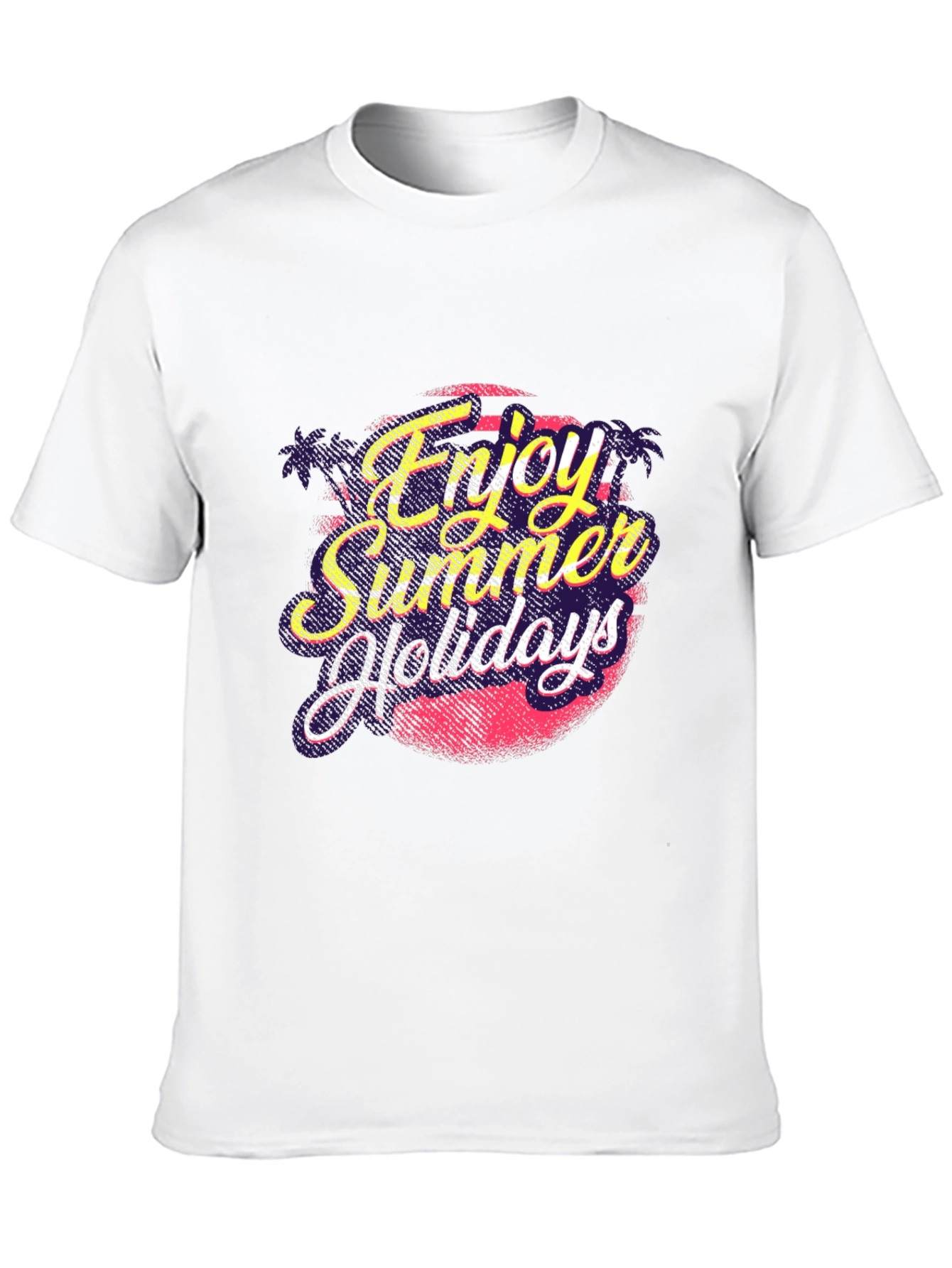 Enjoy Summer Holidays Graphic T-Shirt