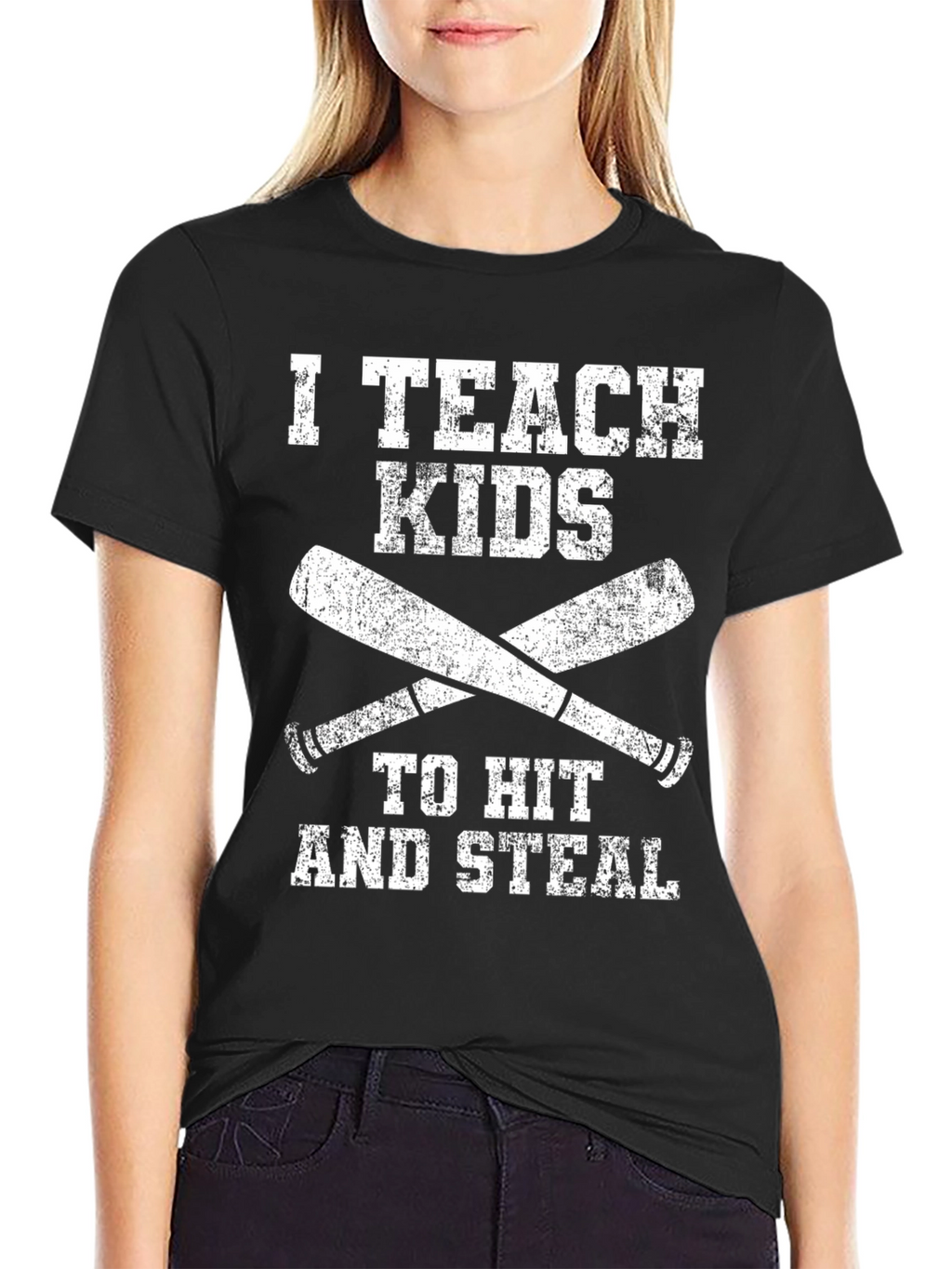 I Teach Kids to Hit and Steal T-Shirt
