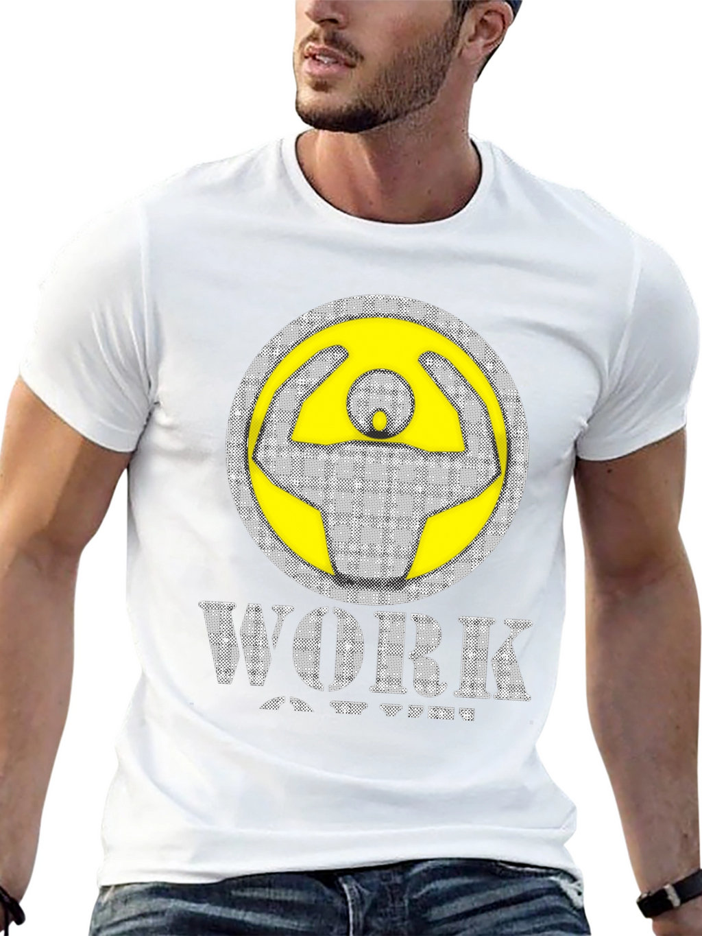 Workout Graphic Tee - Black