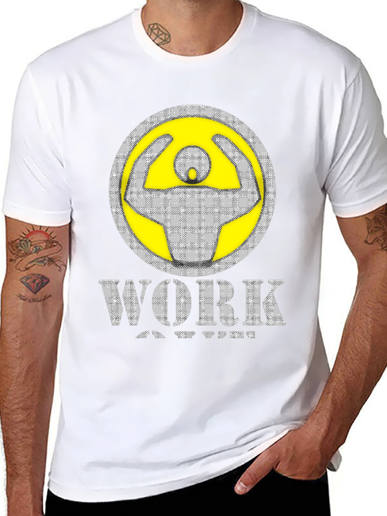 Workout Graphic Tee - Black