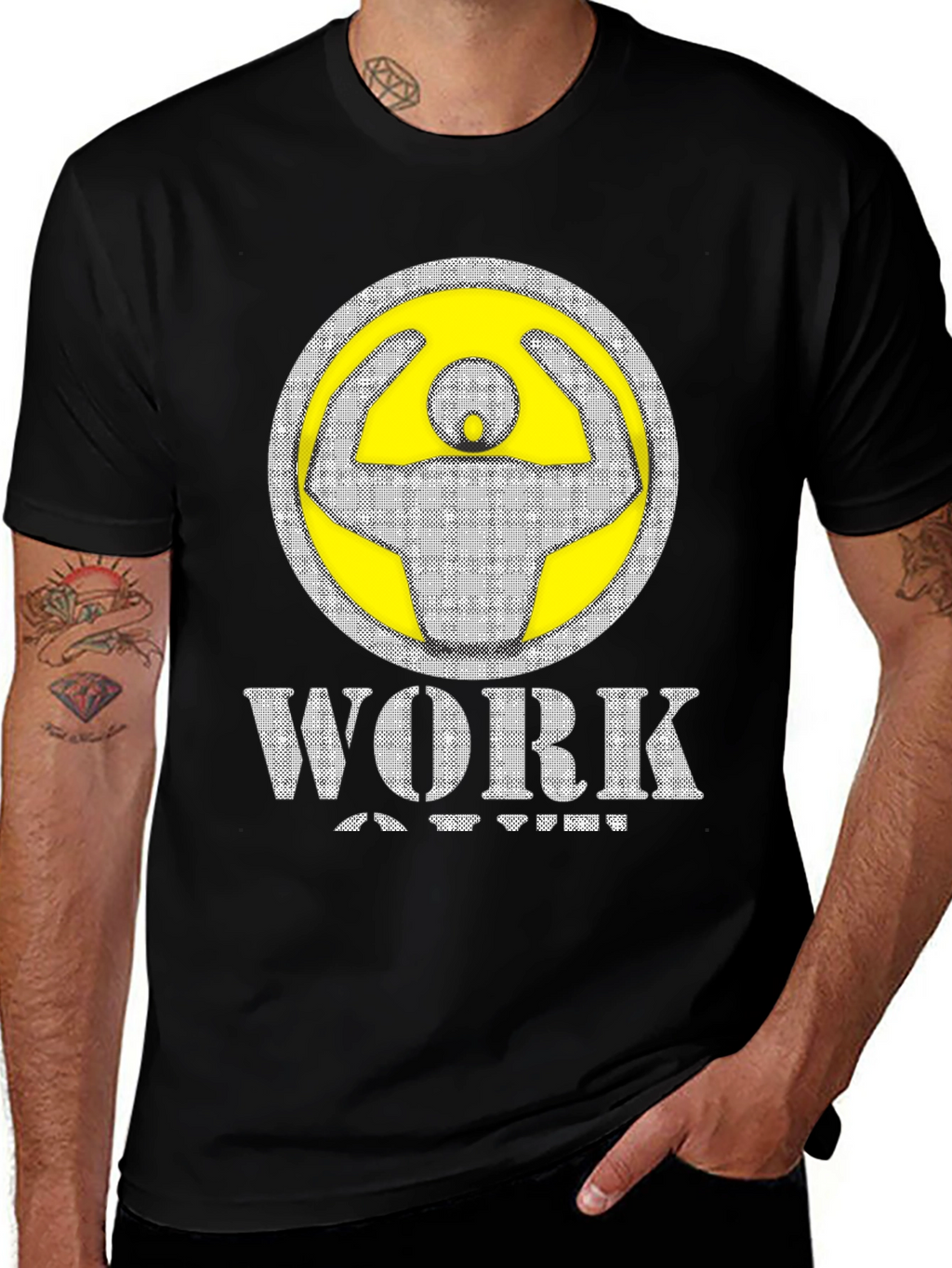 Workout Graphic Tee - Black