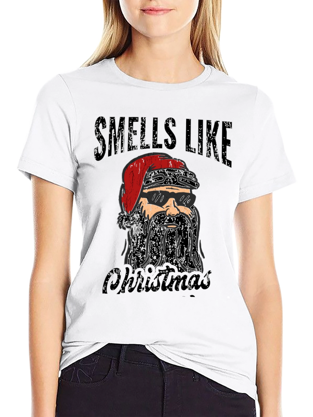 Smells Like Christmas Santa T-Shirt