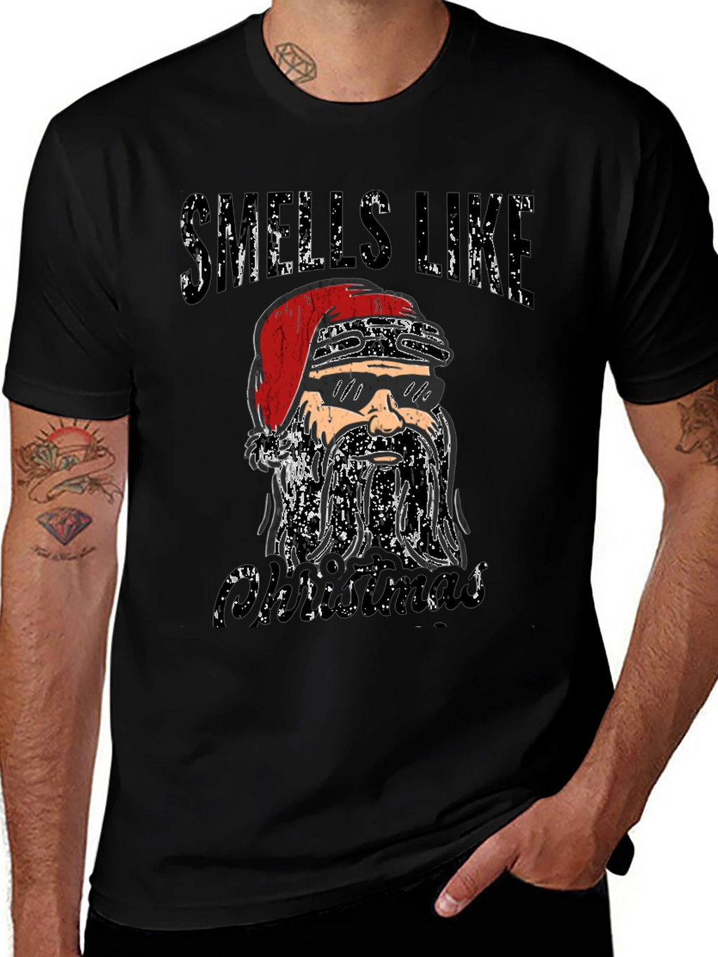 Smells Like Christmas Santa T-Shirt