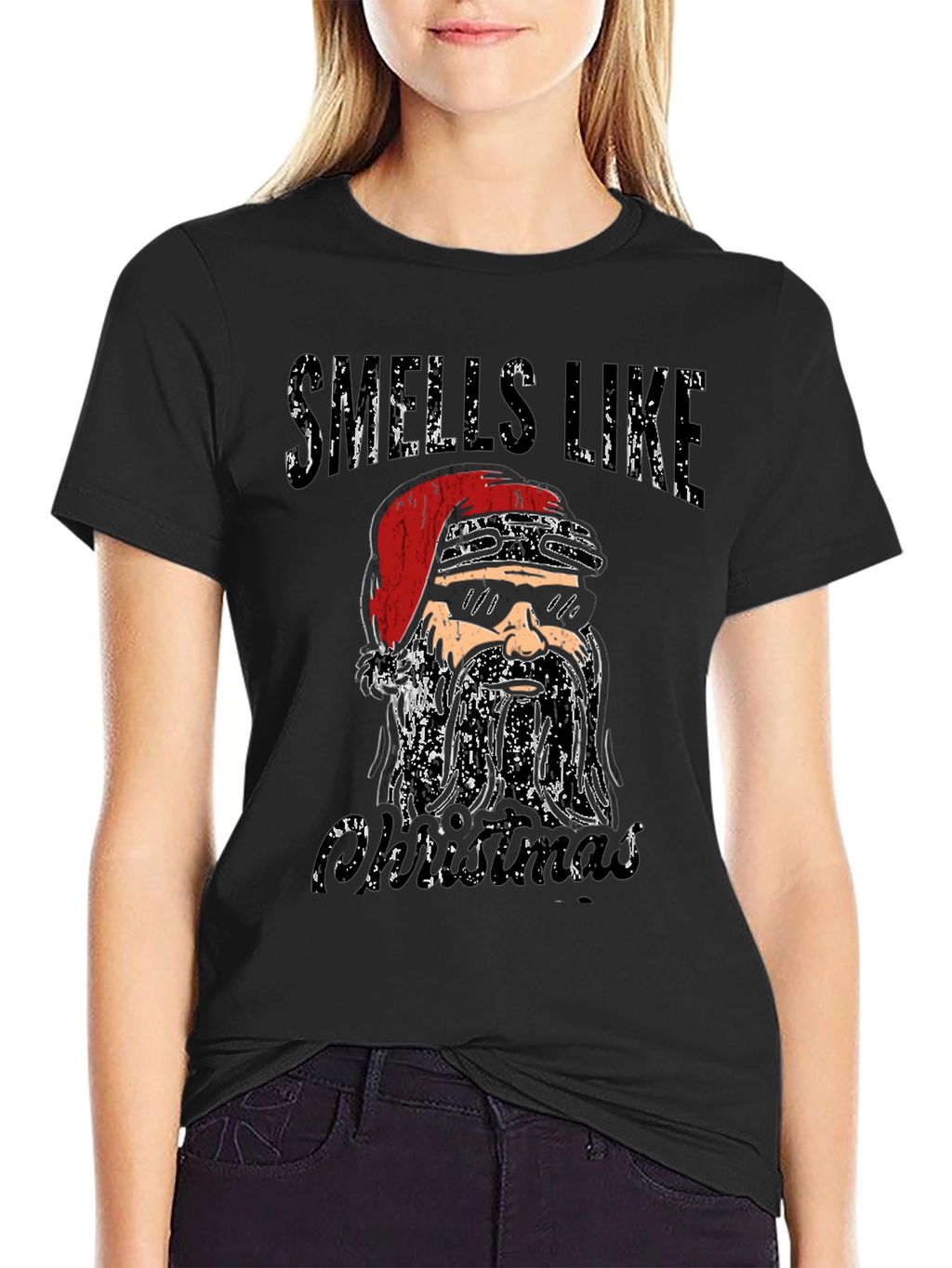 Smells Like Christmas Santa T-Shirt