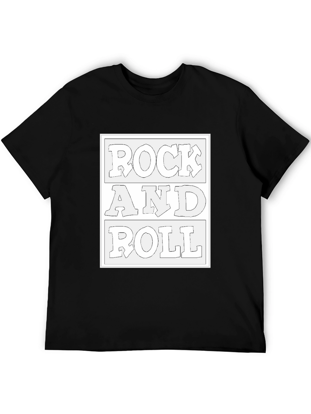 Rock and Roll Black Tee