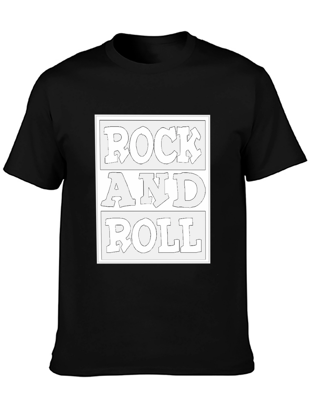 Rock and Roll Black Tee