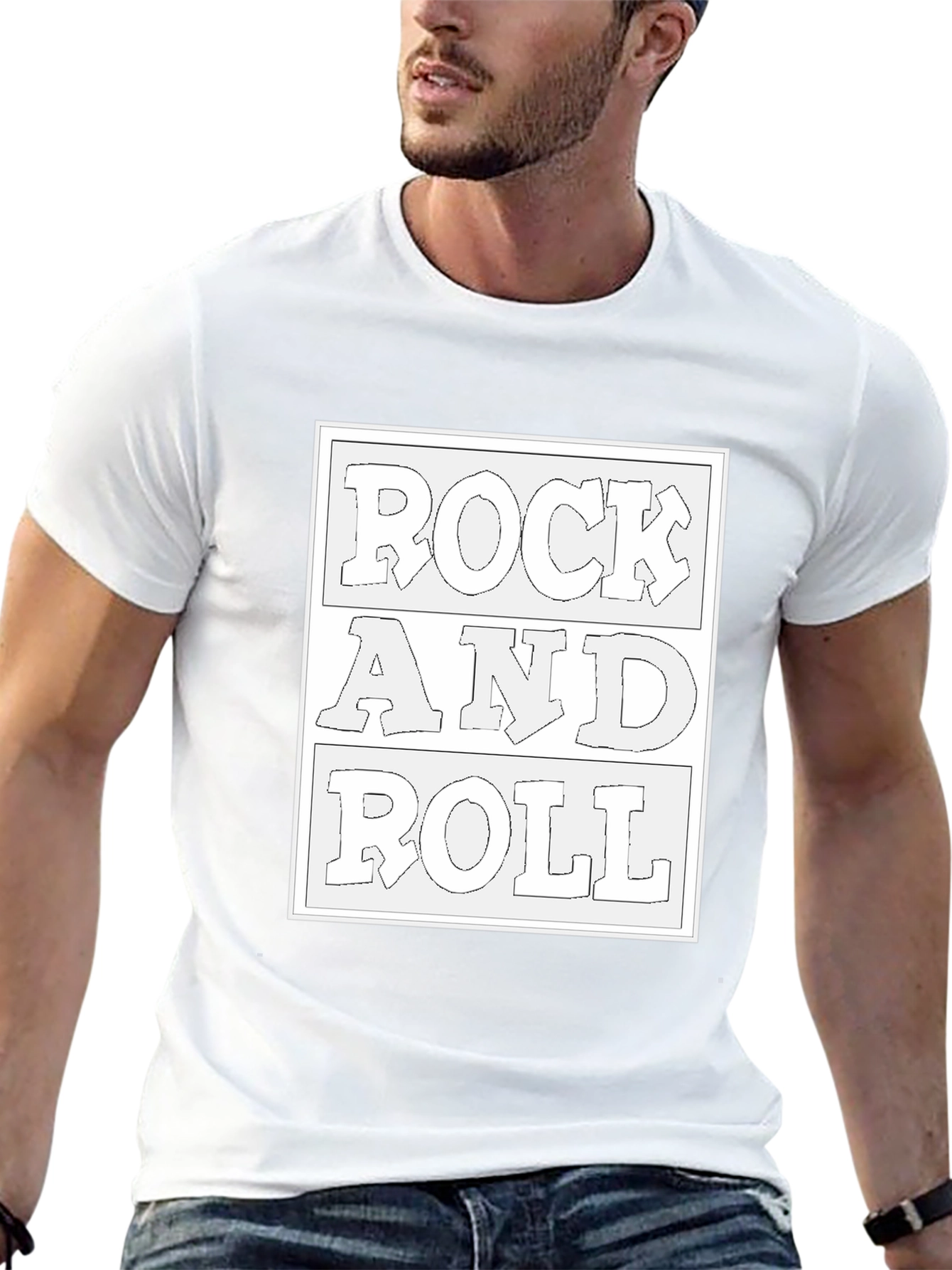 Rock and Roll Black Tee