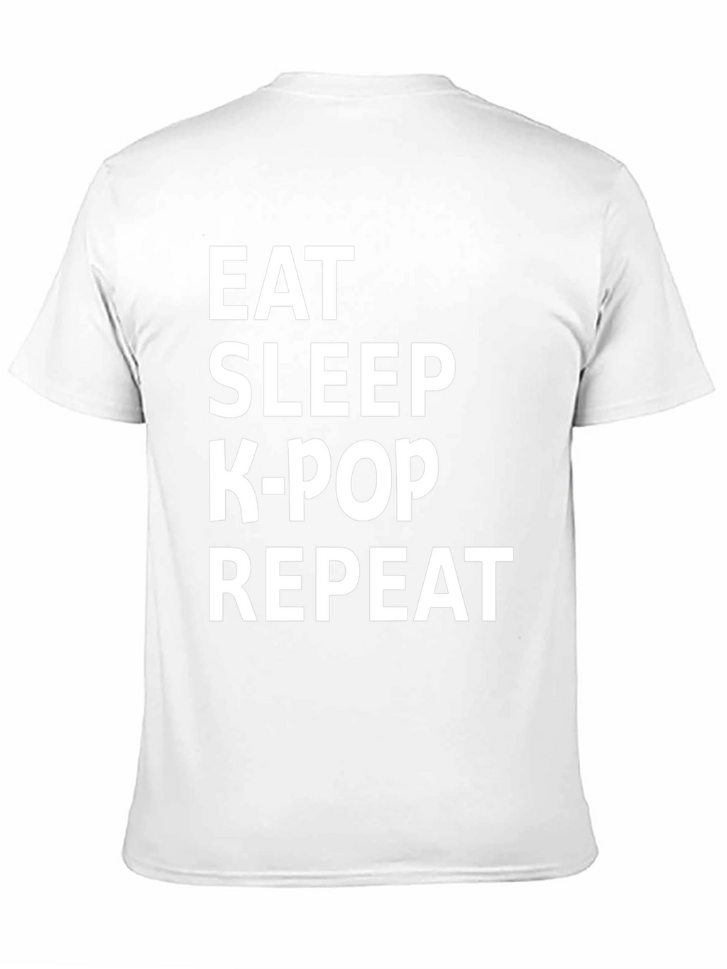 Eat Sleep K-Pop Repeat Black T-Shirt