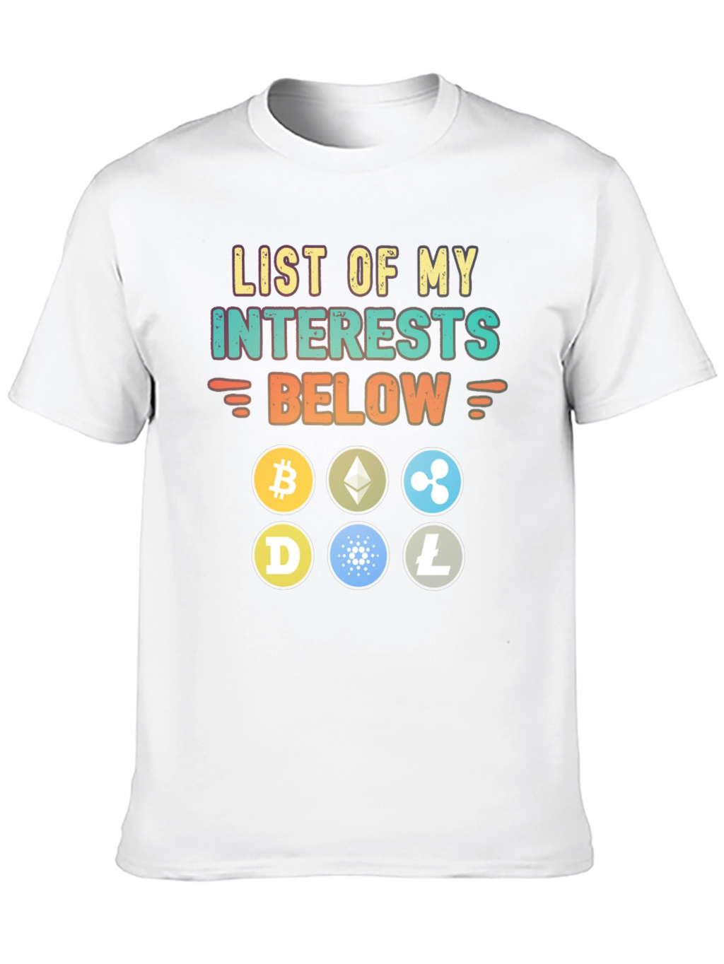 Crypto Interests T-Shirt