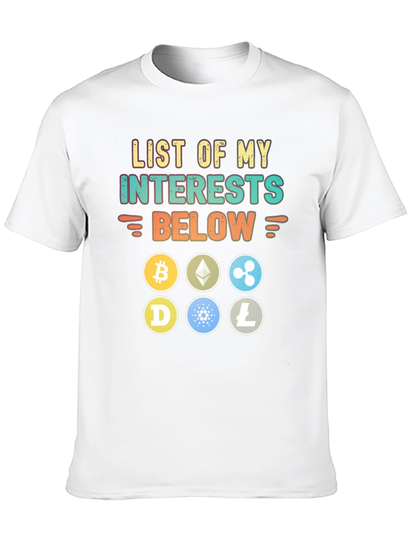 Crypto Interests T-Shirt