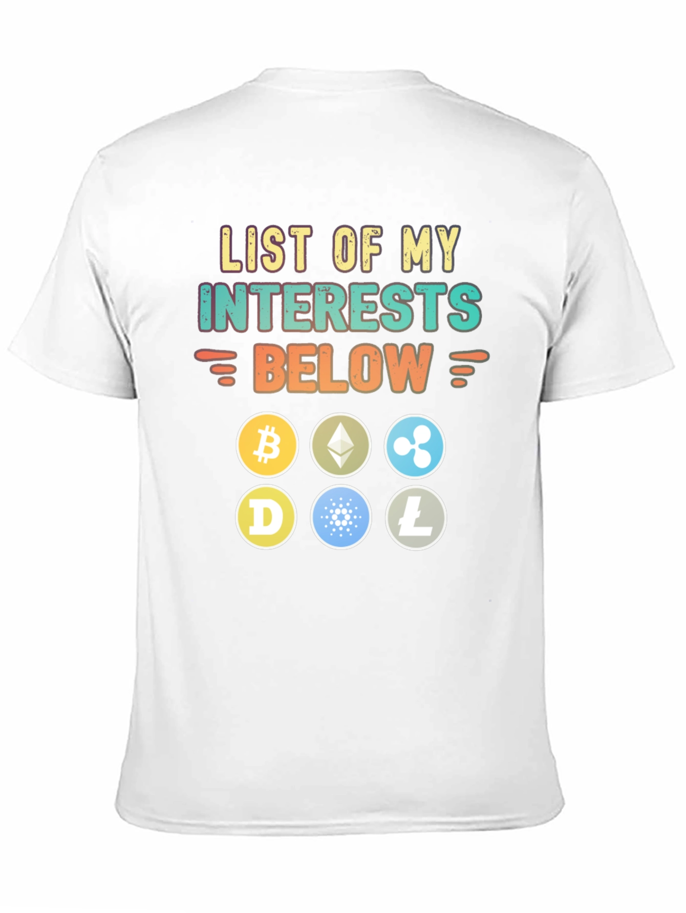Crypto Interests T-Shirt