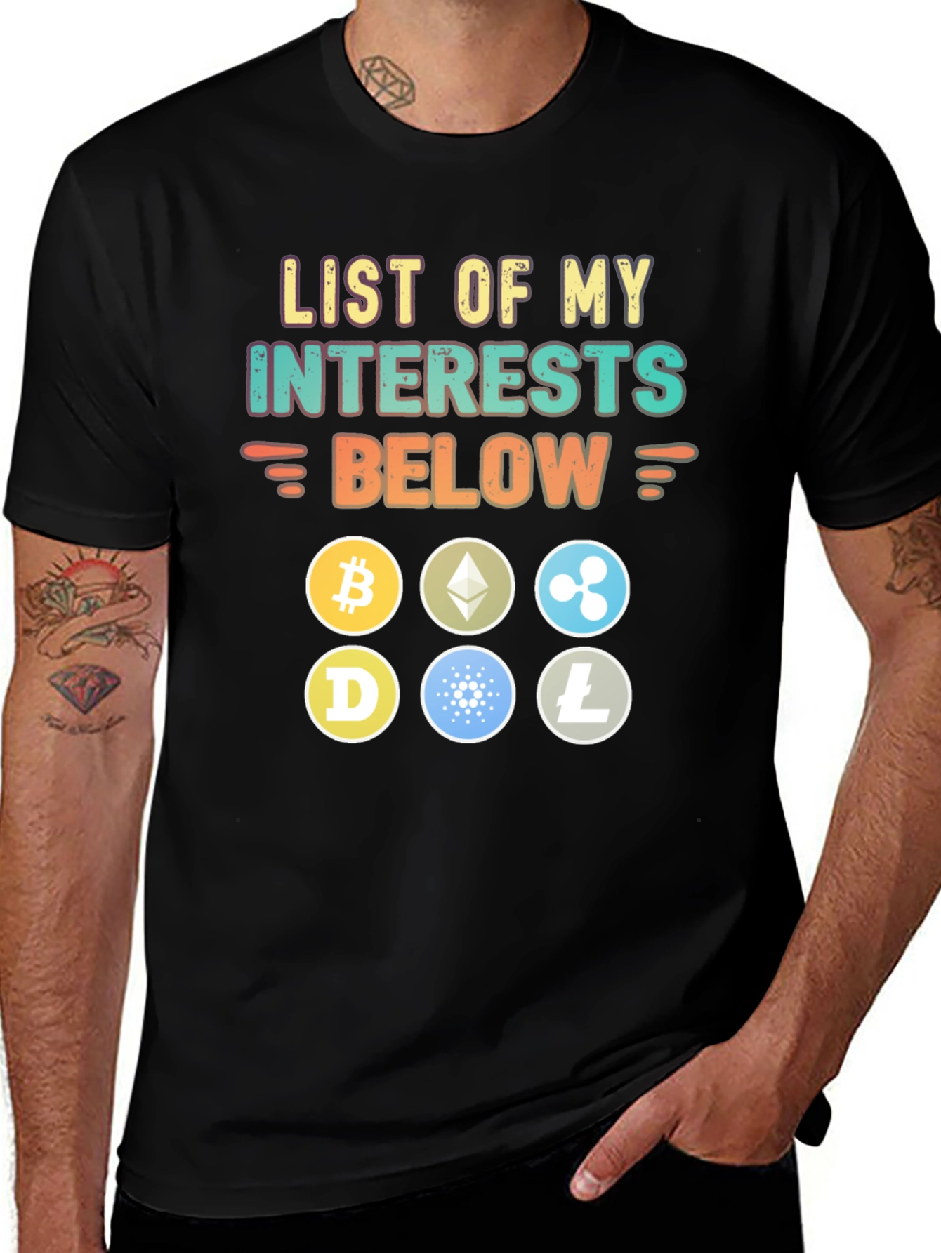 Crypto Interests T-Shirt