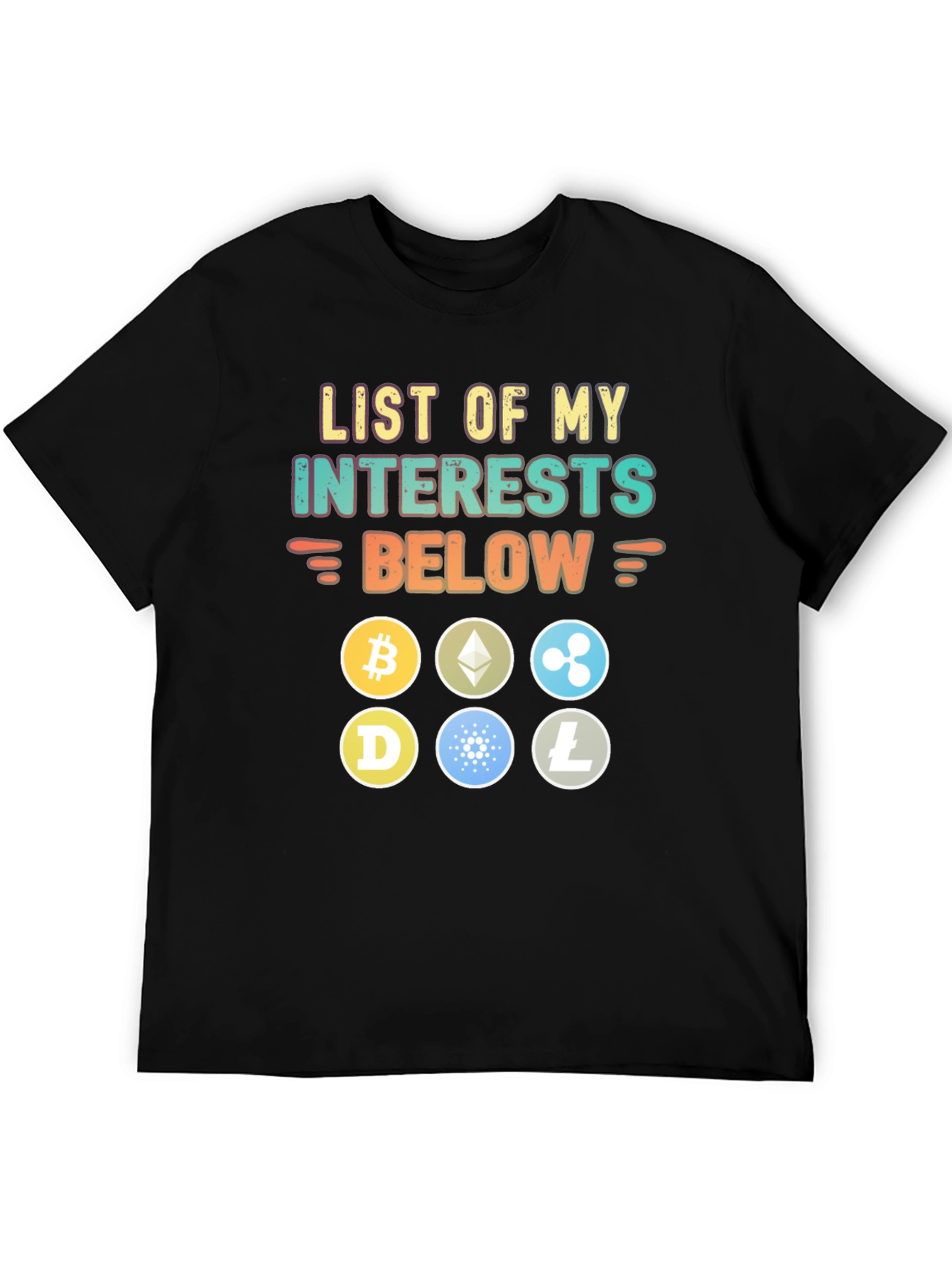Crypto Interests T-Shirt