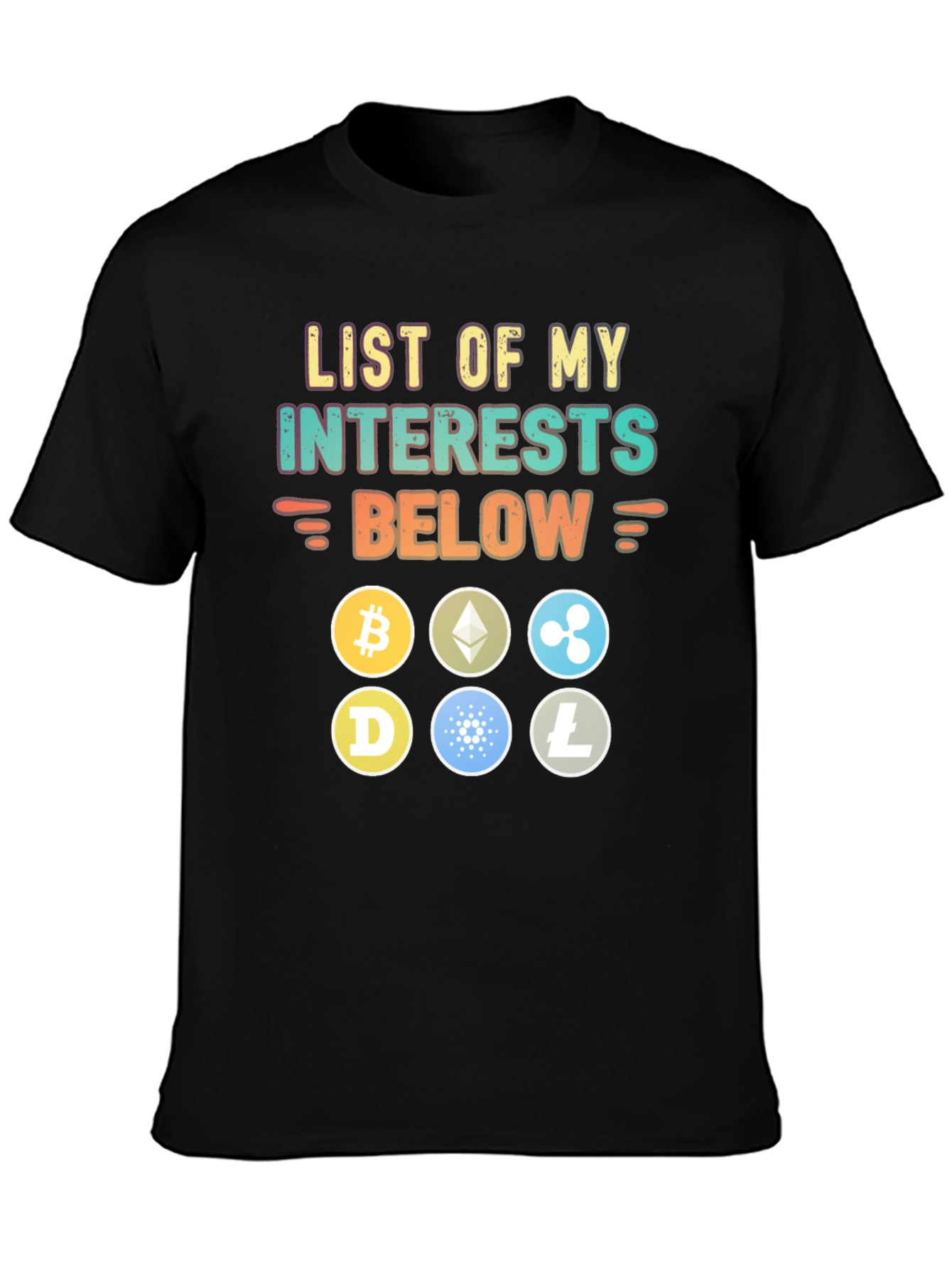 Crypto Interests T-Shirt