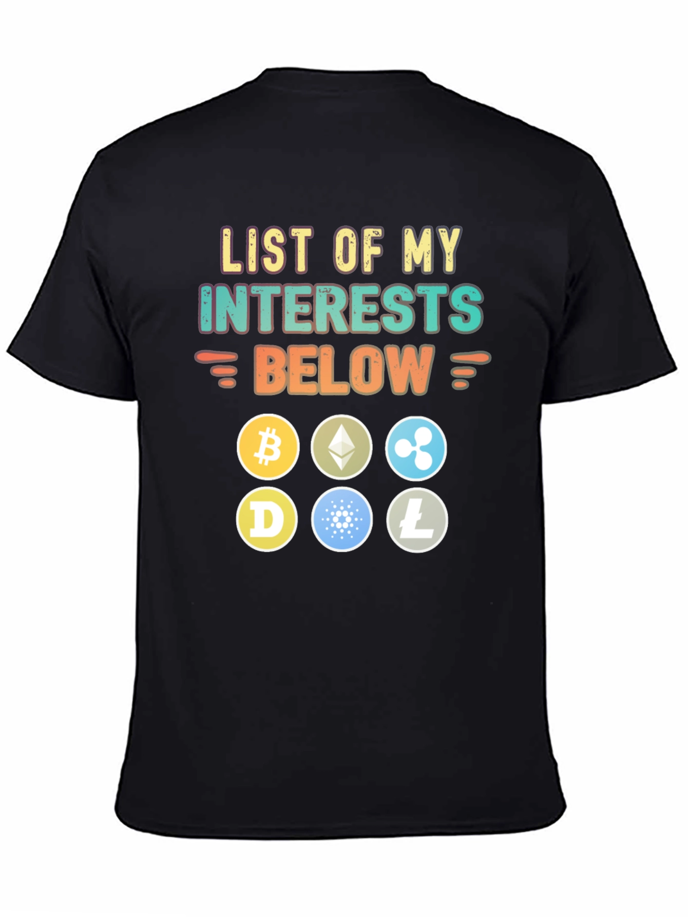 Crypto Interests T-Shirt