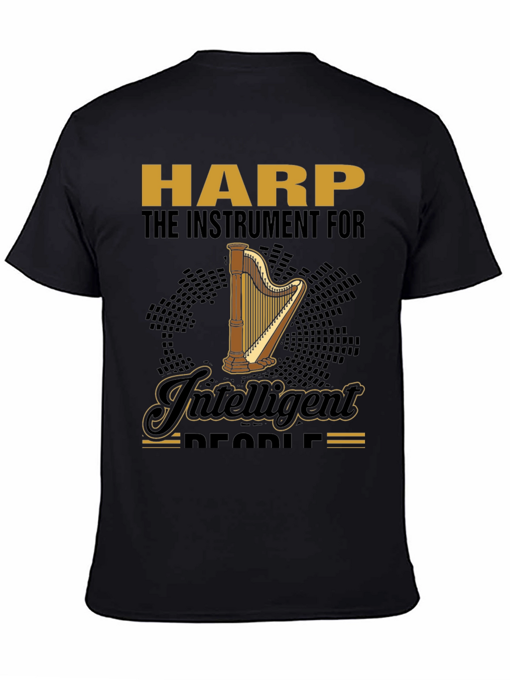 Intelligent People Harp Graphic Tee