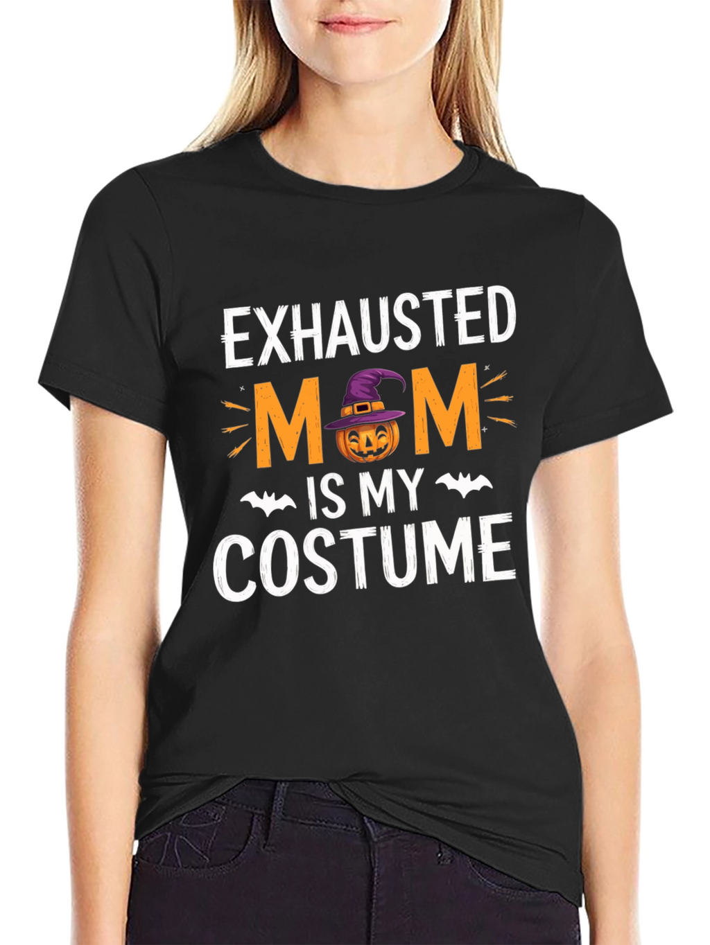 Exhausted Mom Halloween Costume T-Shirt