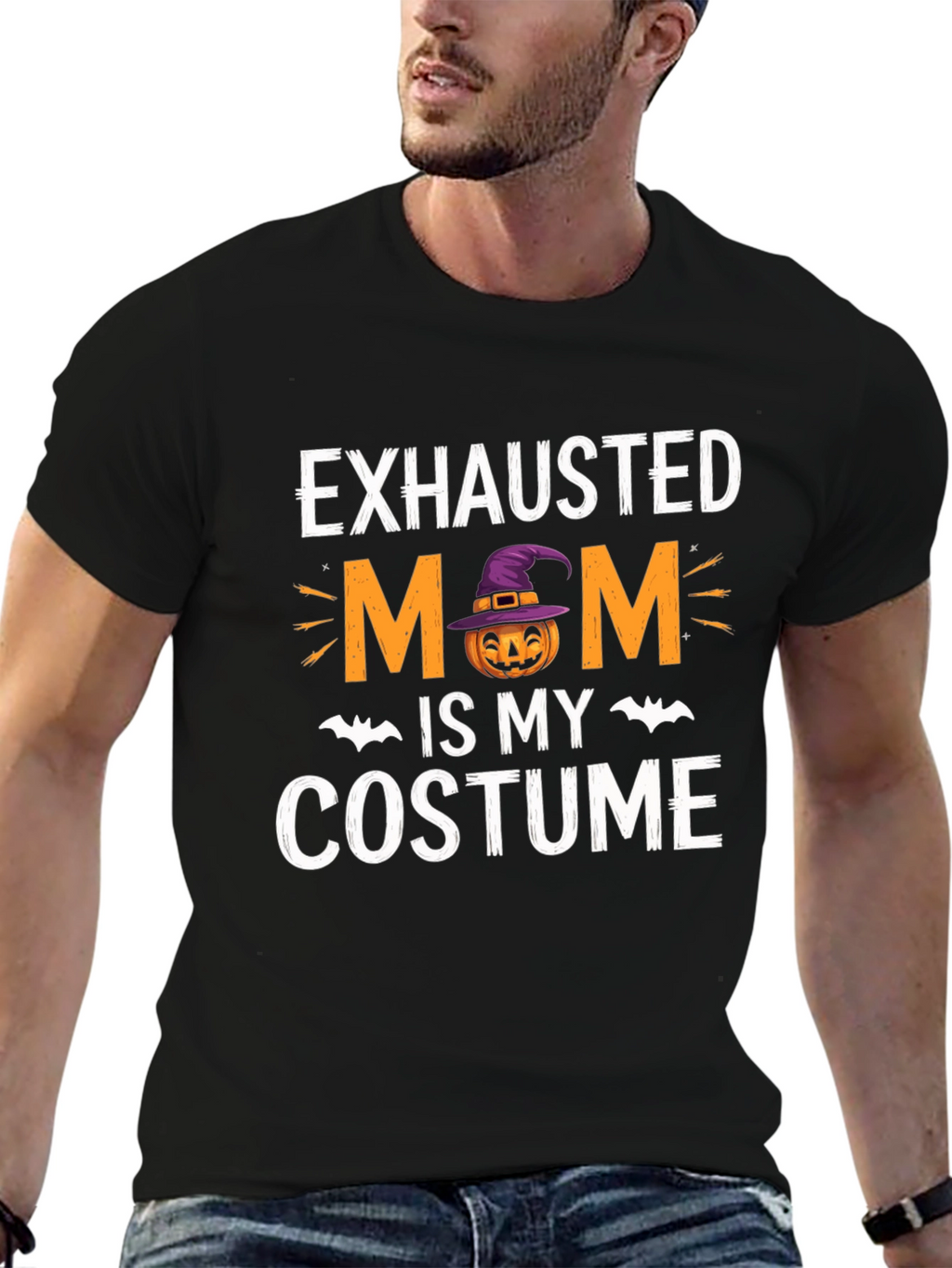 Exhausted Mom Halloween Costume T-Shirt