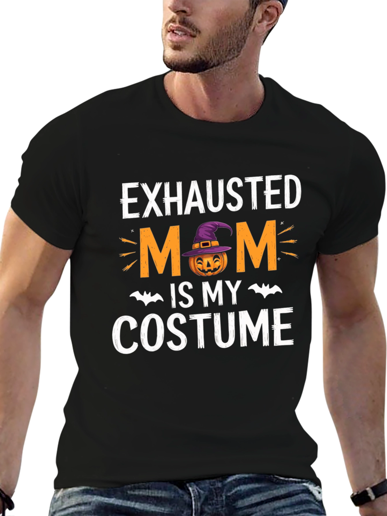 Exhausted Mom Halloween Costume T-Shirt