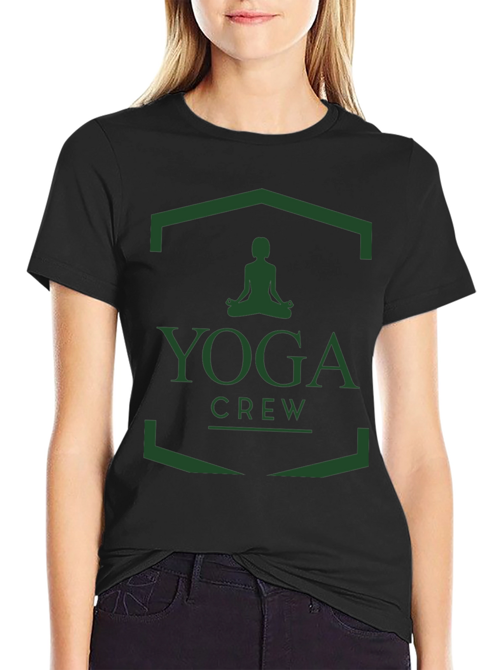 Yoga Crew Black T-Shirt