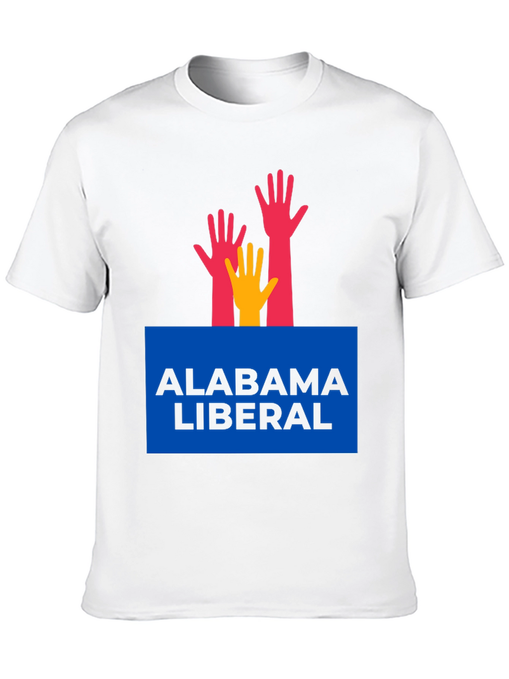 Alabama Liberal T-Shirt with Hands Graphic