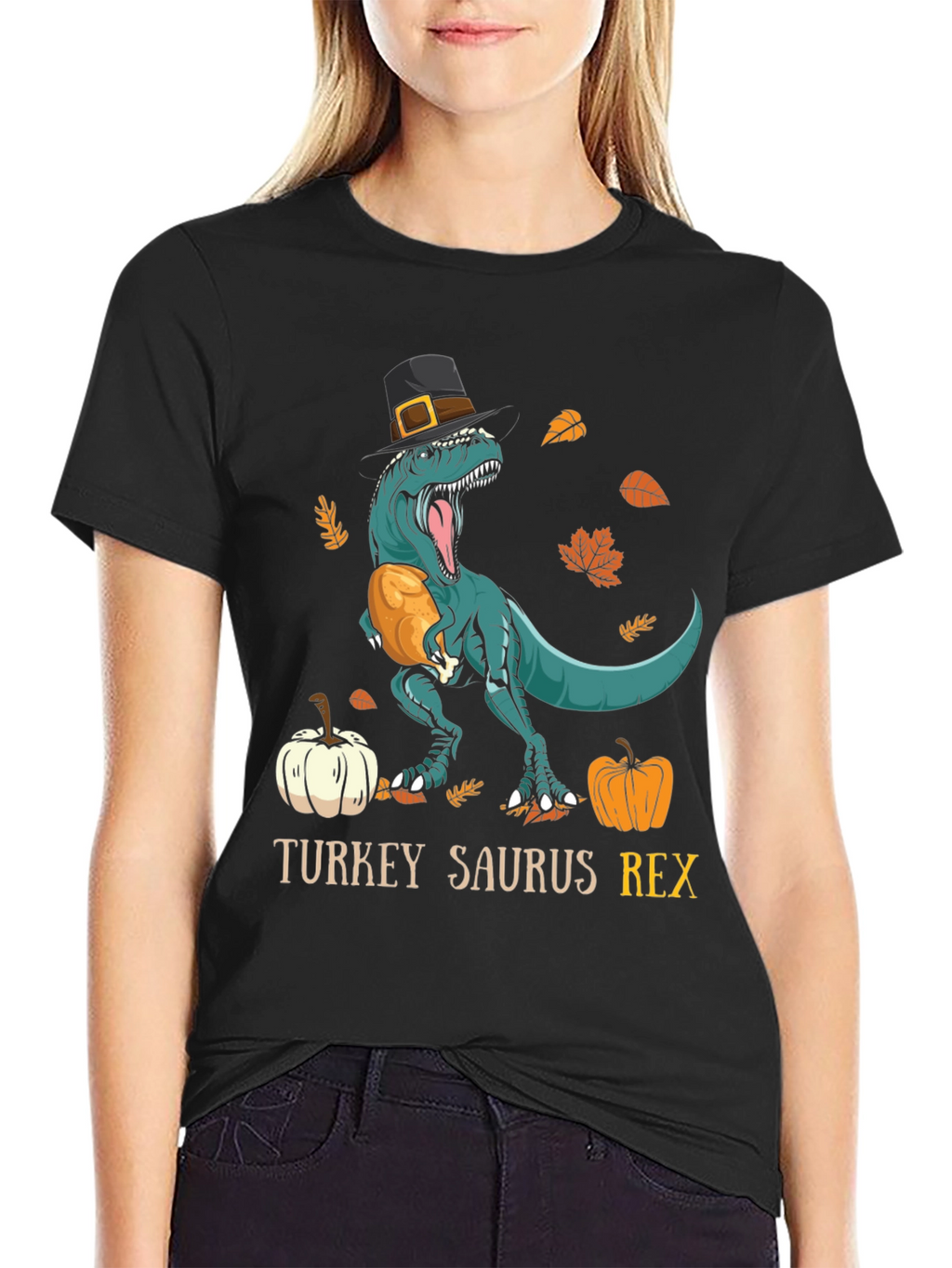 Turkey Saurus Rex Thanksgiving T-Shirt