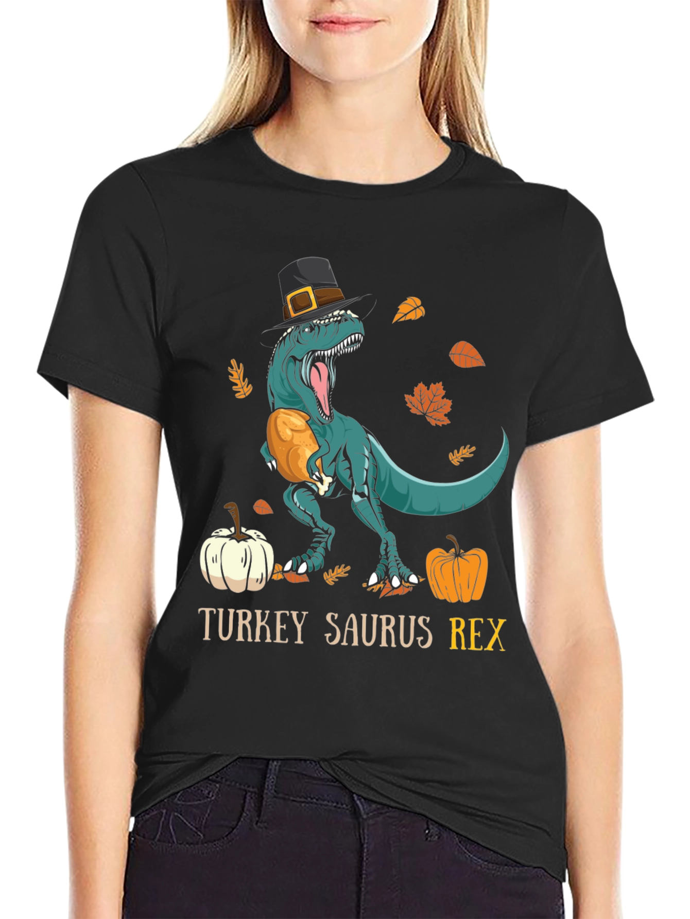 Turkey Saurus Rex Thanksgiving T-Shirt