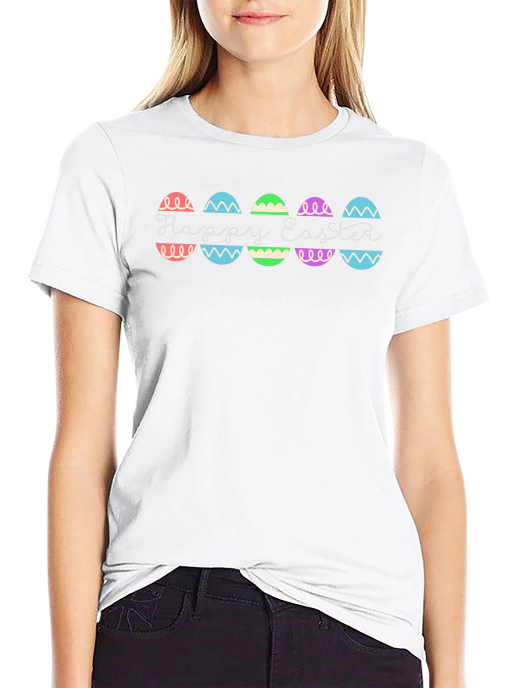 Happy Easter Egg Graphic T-Shirt - Unisex