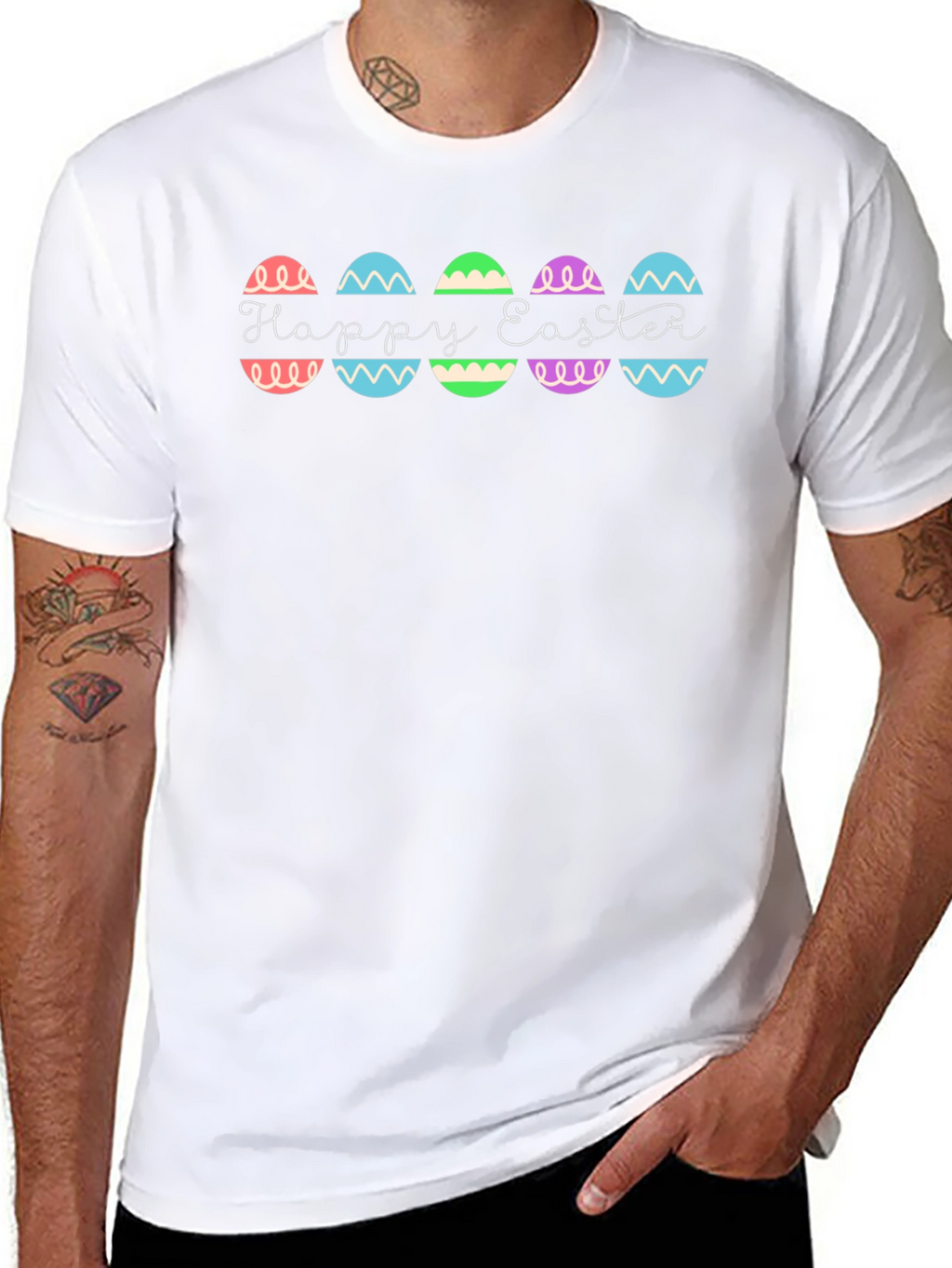 Happy Easter Egg Graphic T-Shirt - Unisex