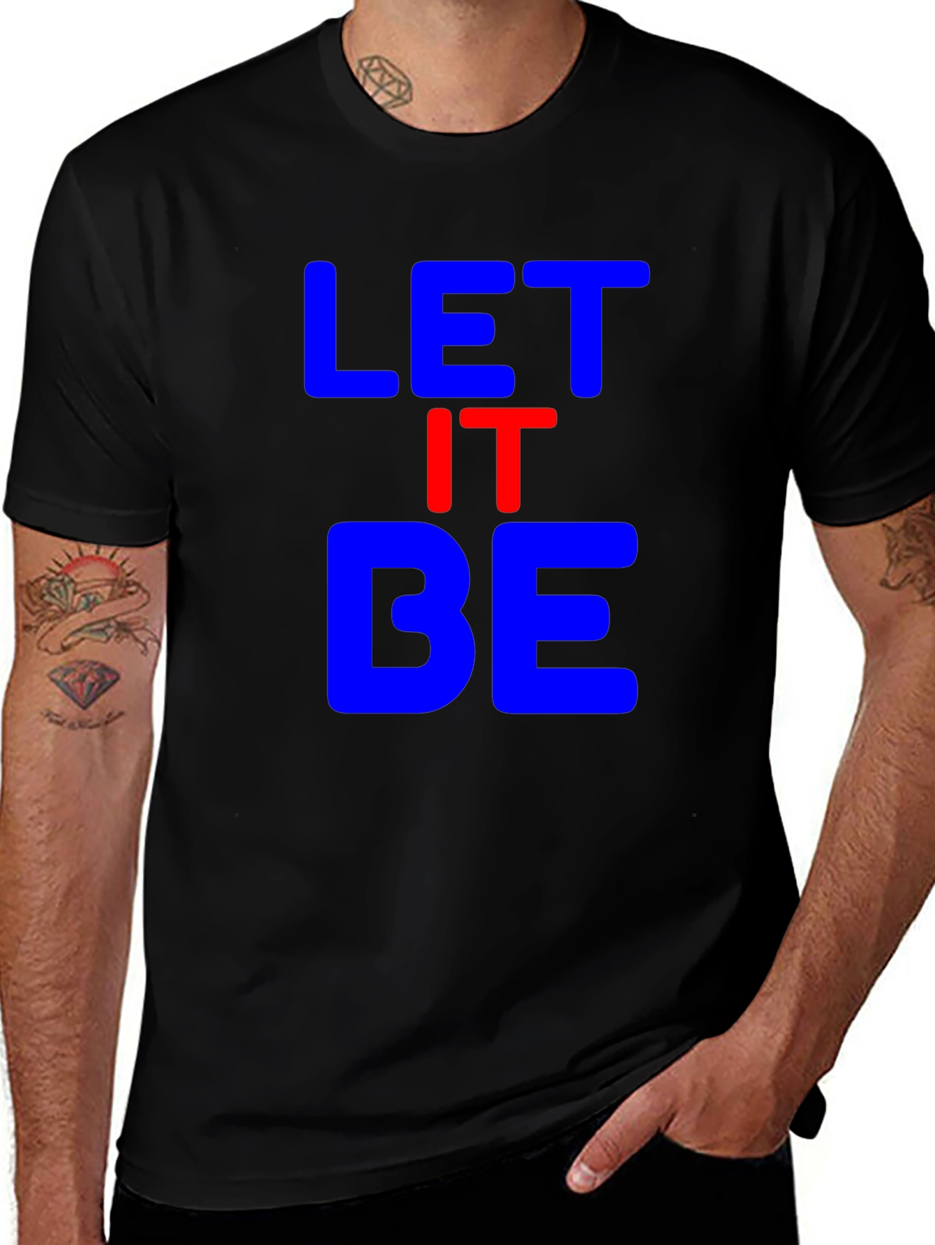 Let It Be Black T-Shirt