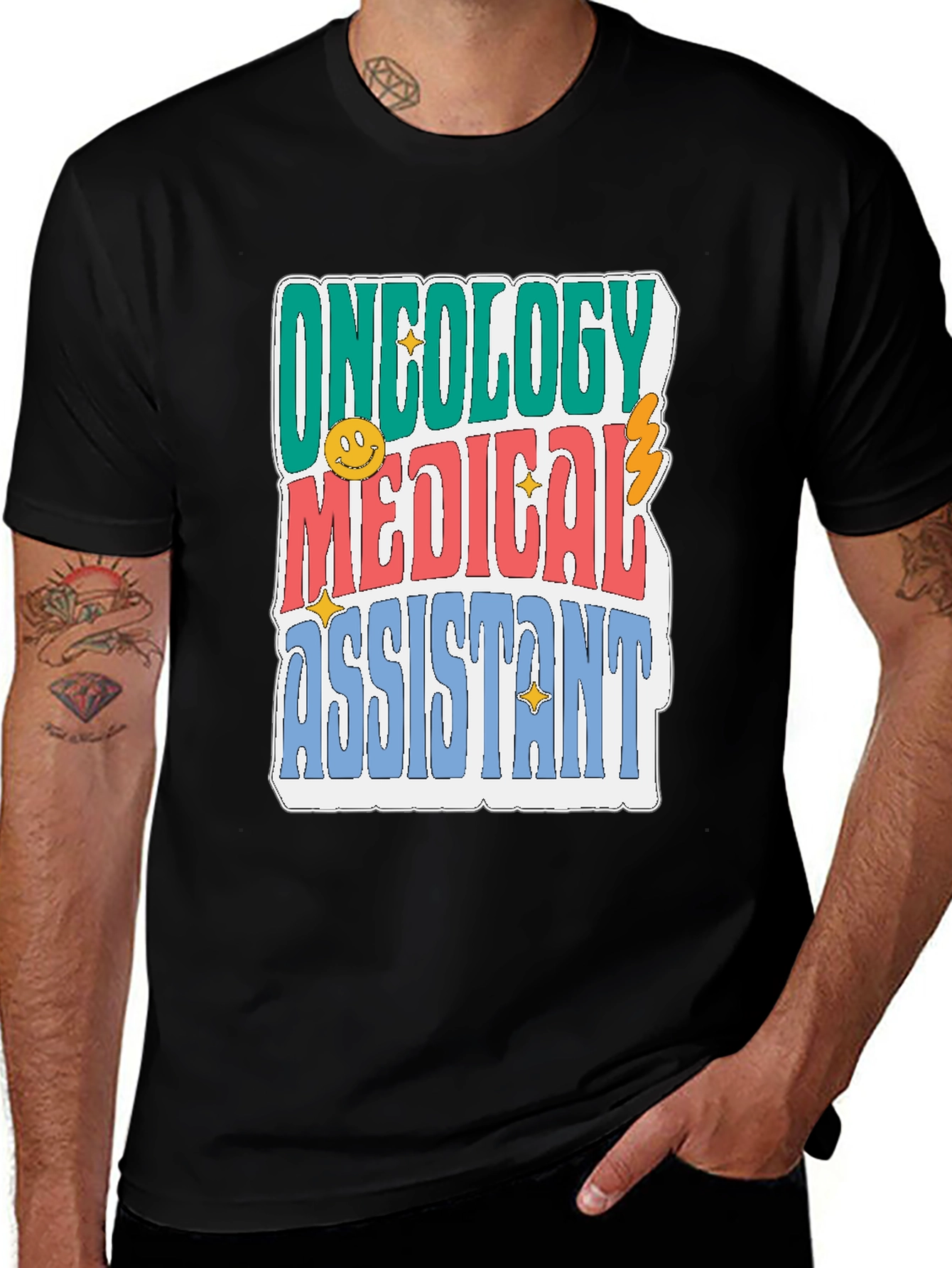 Oncology Medical Assistant T-Shirt - Retro Style