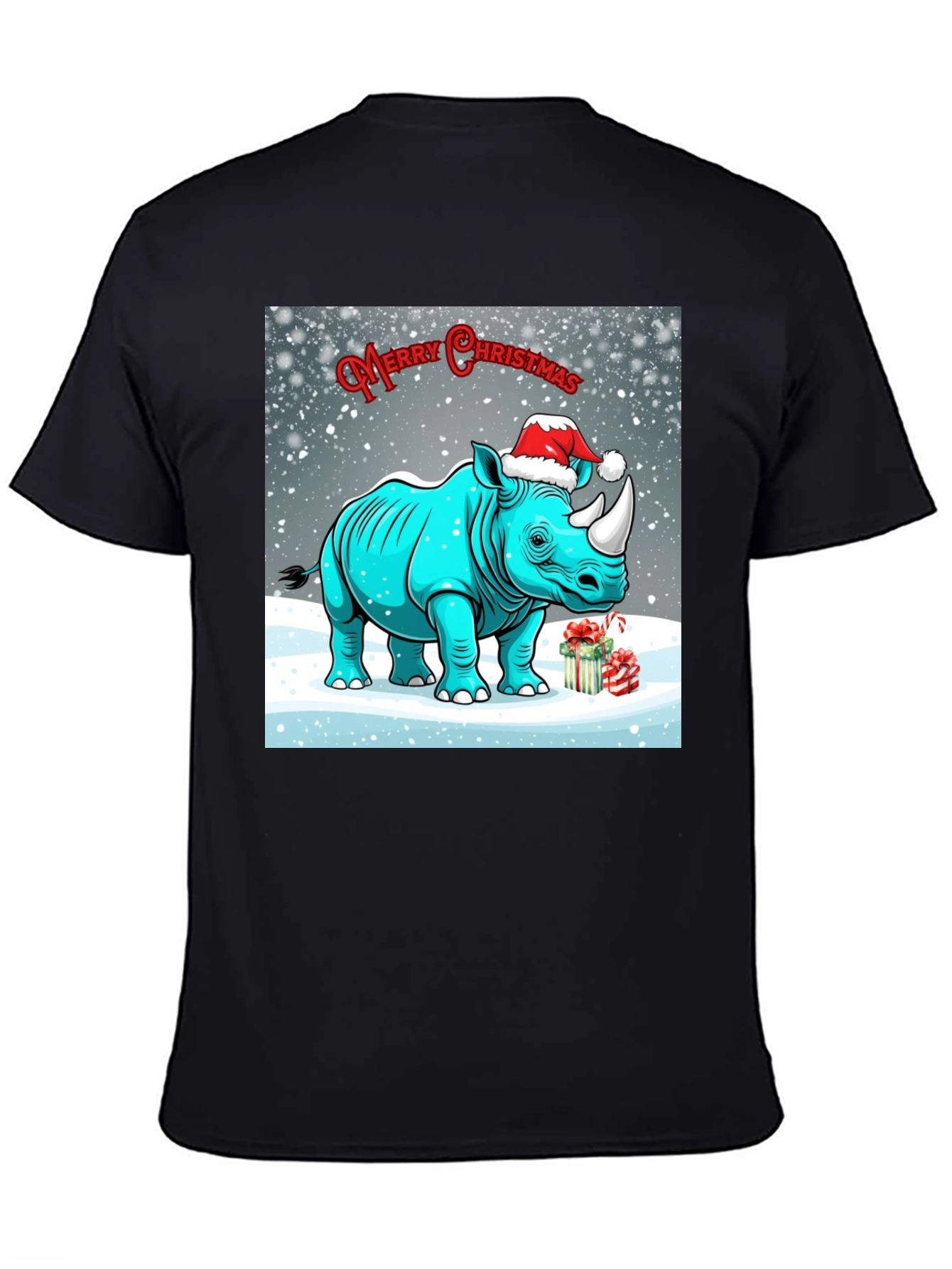 Christmas Rhino T-Shirt