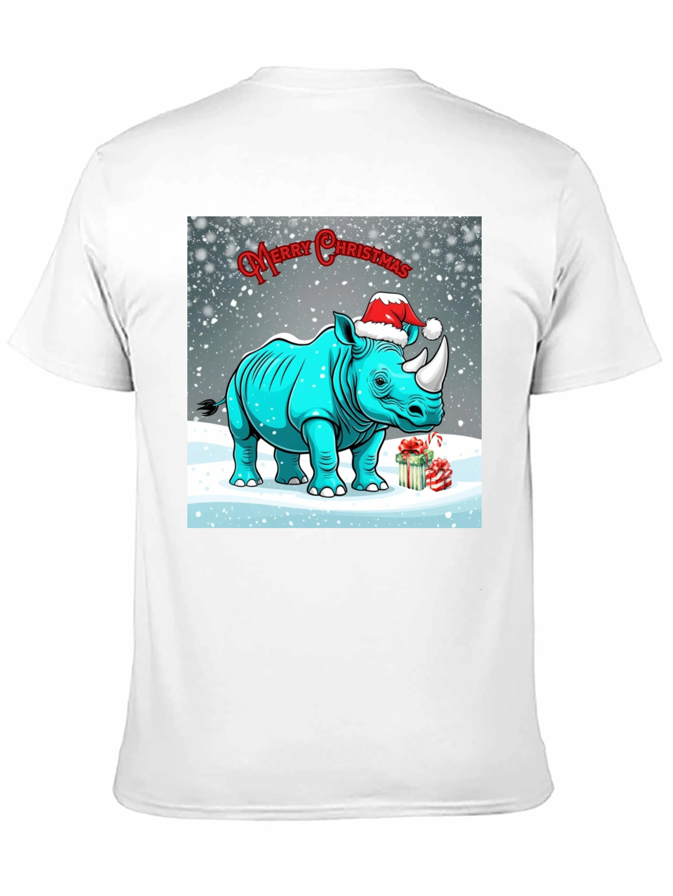 Christmas Rhino T-Shirt
