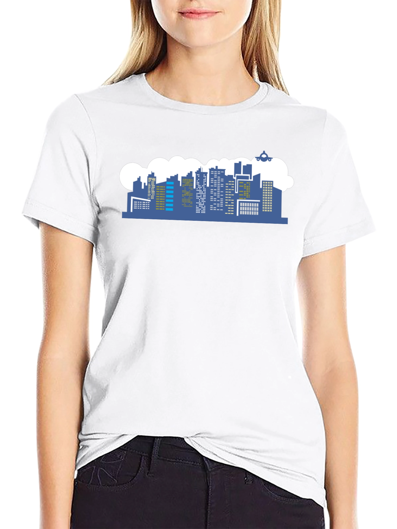 Cityscape Graphic T-Shirt - Modern Design
