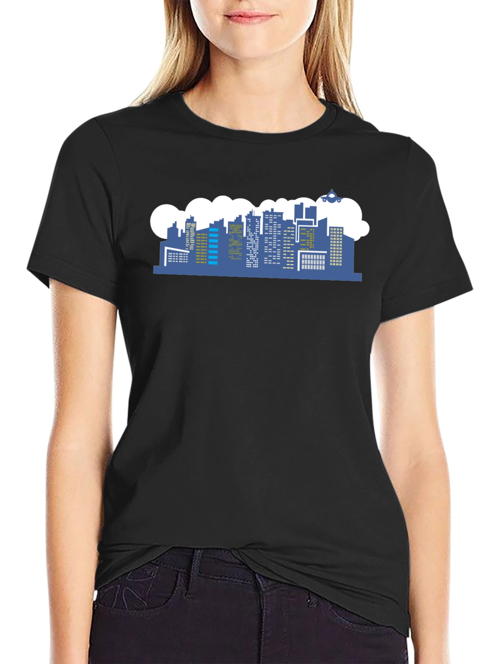 Cityscape Graphic T-Shirt - Modern Design