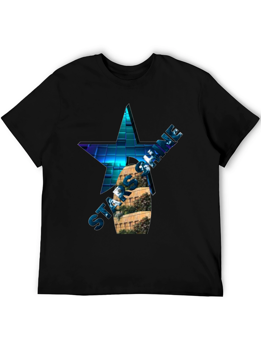 Star Shine Graphic T-Shirt - Cool Design