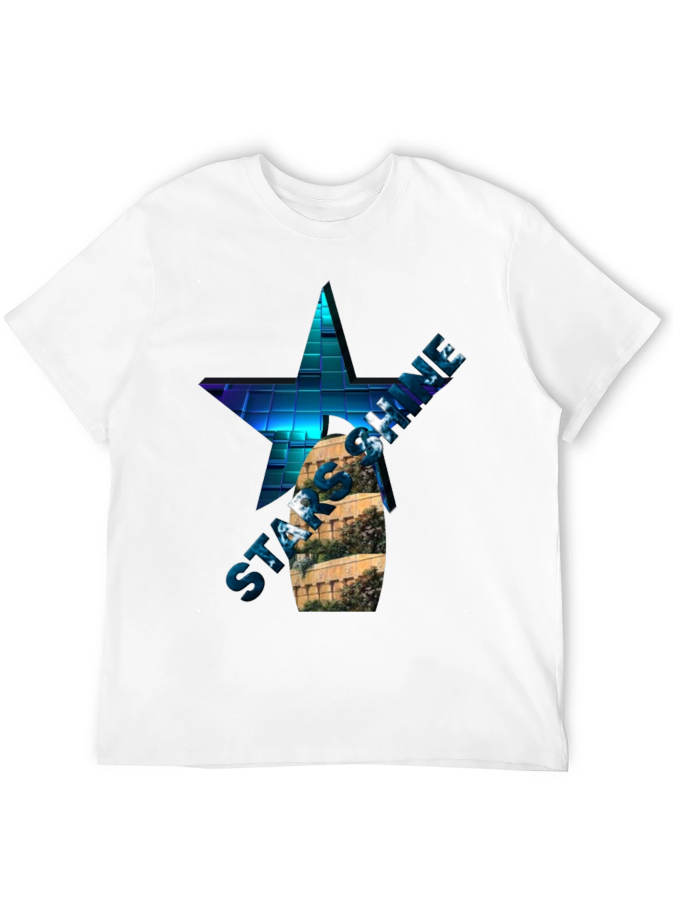 Star Shine Graphic T-Shirt - Cool Design