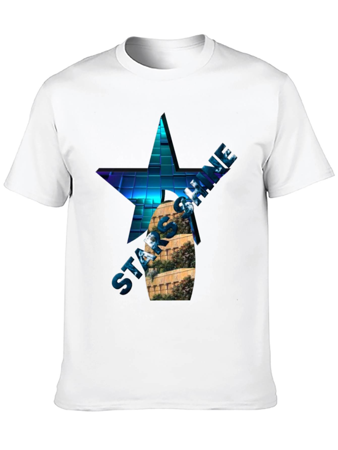Star Shine Graphic T-Shirt - Cool Design