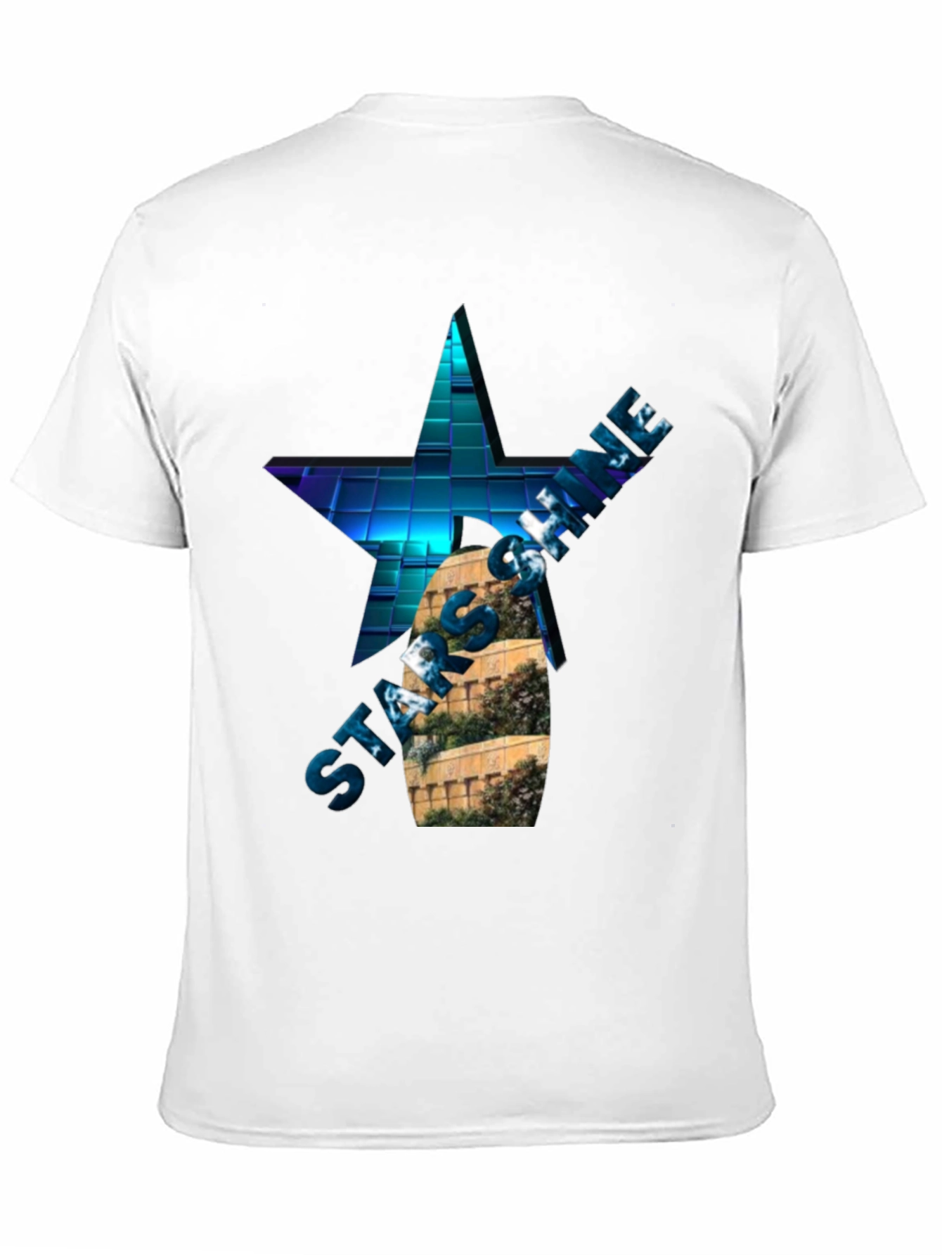 Star Shine Graphic T-Shirt - Cool Design