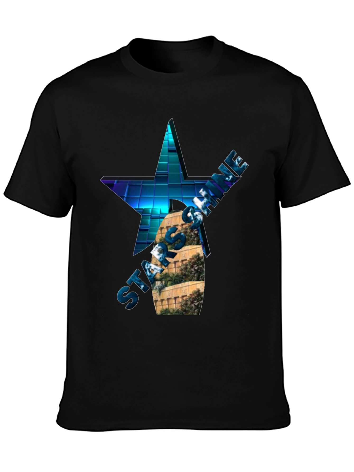 Star Shine Graphic T-Shirt - Cool Design
