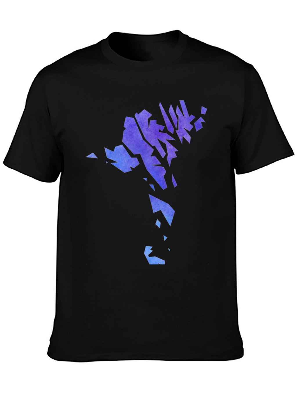 Faroe Islands Map T-Shirt - Black Crew Neck Tee
