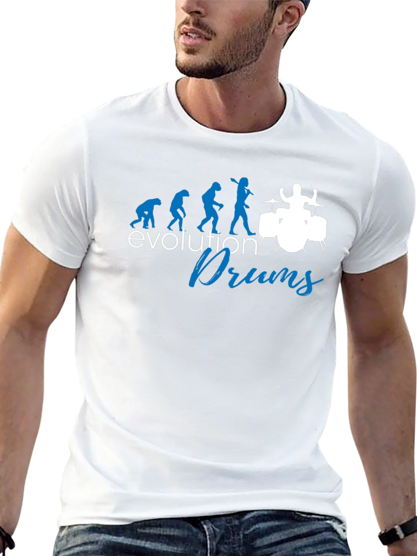 Evolution of Drums T-Shirt - Drummer Gift