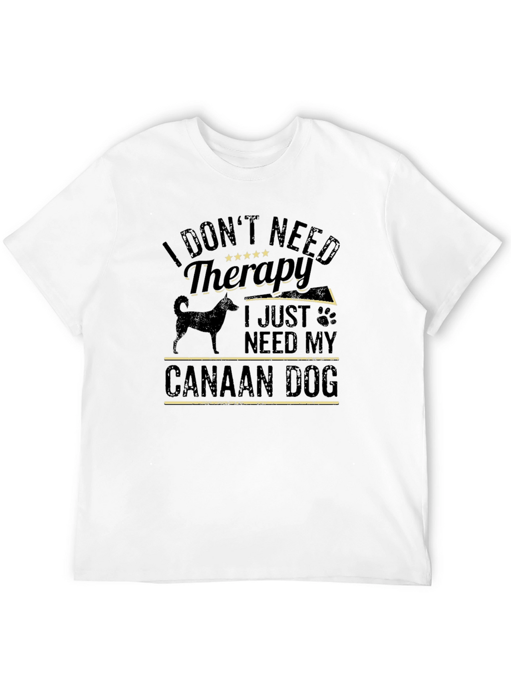 Canaan Dog Therapy T-Shirt - Dog Lover Tee