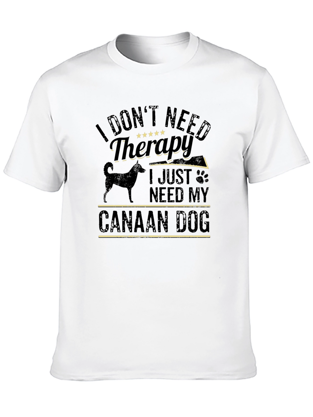 Canaan Dog Therapy T-Shirt - Dog Lover Tee