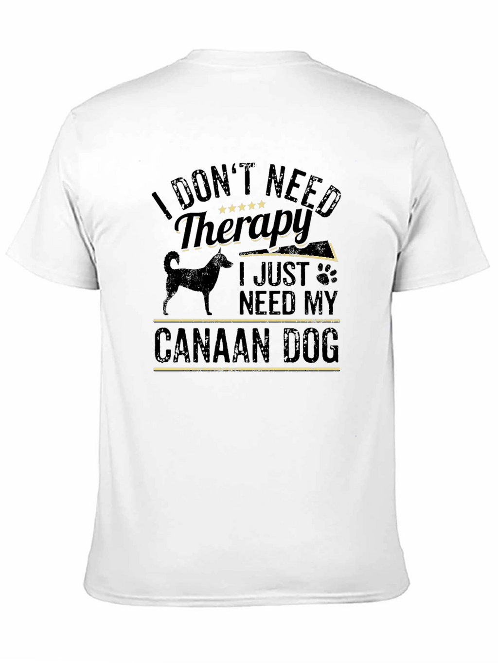 Canaan Dog Therapy T-Shirt - Dog Lover Tee
