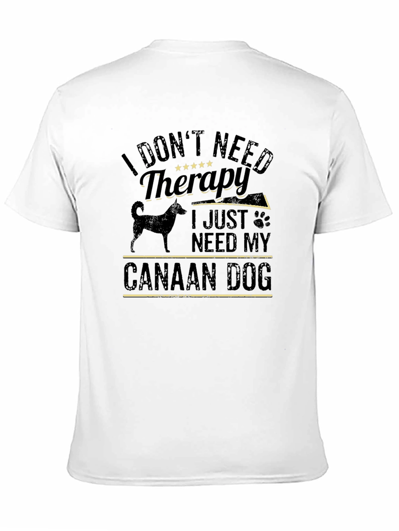 Canaan Dog Therapy T-Shirt - Dog Lover Tee