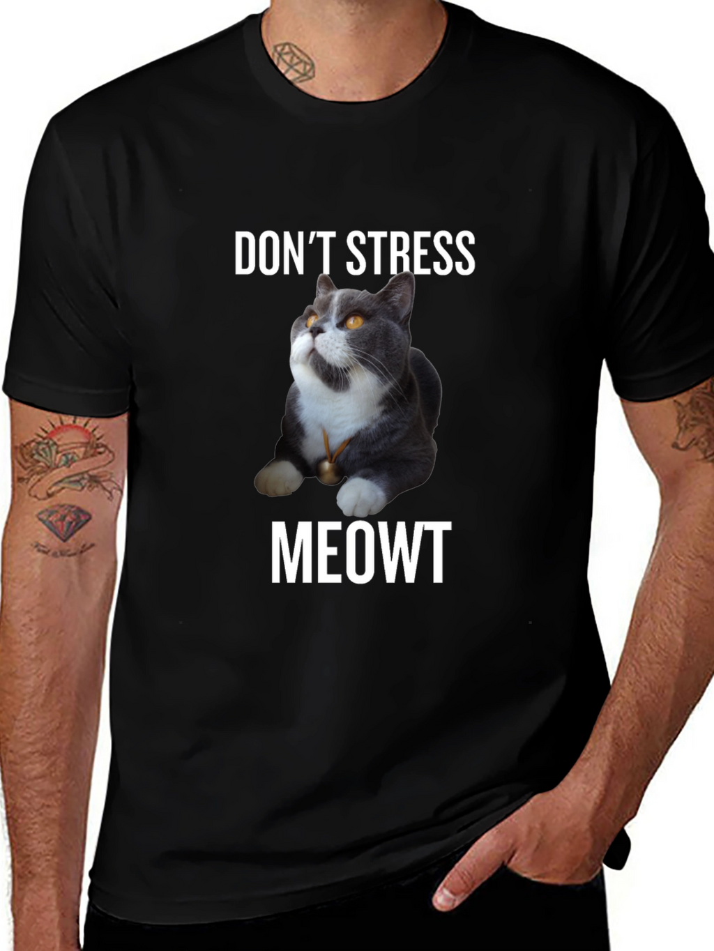 Dont Stress Meowt - Cat T-Shirt